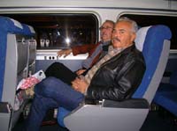 bequem ist es im Zug